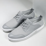 Advbridge Breathable Man Casual Shoes Comfort Mesh Shoes Summer Mens Loafers Leisure Walk Shoes Hollow Out Sneakers Male Treking Footwear