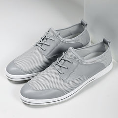 Advbridge Breathable Man Casual Shoes Comfort Mesh Shoes Summer Mens Loafers Leisure Walk Shoes Hollow Out Sneakers Male Treking Footwear