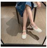 Advbridge Summer Shoes Women Sandals Fashion Office Lady Shoes Brand Women High Heels Sandals Woman Square Heel 5cm A4703