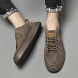 Advbridge Men's Shoes Men's Shoes Work Labor Insurance Shoes Casual Genuine Leather Shoes All-match Waterproof Non-slip Leather Sneakers