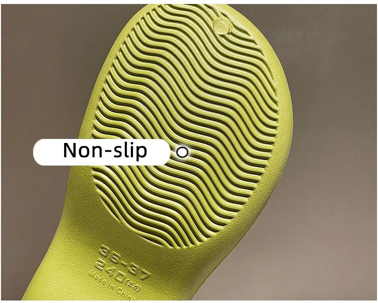 Advbridge Winter EVA Home Cotton Slippers Men Women Indoor Non-slip Bathroom Shoes Female Outdoor Platform Waterproof Platform Slippers