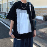 Advbridge Hip Hop T Shirt Men Black/White Printed T-shirt Harajuku Streetwear Tshirt Short Sleeve Summer Tops Tee Plus Size M-5XL