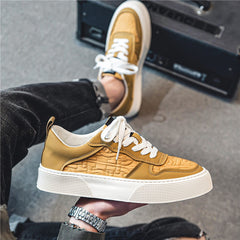 Advbridge Classic Yellow Vulcanized Shoes Men Harajuku Platform Sneakers Men Streetwear Hip hop Canvas Shoes Men Designer Low top Sneakers