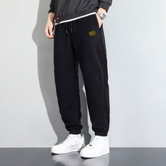 Advbridge New Men Loose Jogging Pants Fashion Autumn Winter Fleece Warm Sweatpants Mens Outdoor Straight Trousers Pantalon Hommes