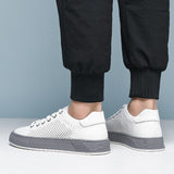 Advbridge men shoes lace up casual comfortable leather fashion luxury men shoes outdoor brand high quality skate shoes men white sneakers