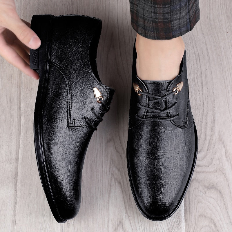 Advbridge Classic Business Fashion Elegants Formal Dress Wedding Men Shoes Slip on Italian  Adulto Abiye Office Oxford Shoes for Men