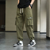 Advbridge New Multi-Pockets Sweatpants Cotton Men Baggy Joggers Cargo Pants Breathable Loose quality Outdoor Neutral Harem Trousers 8XL