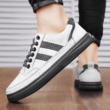 Advbridge Classic Low Top New Mens Shoes Casual Shoes 2023 Breathable for Men Skate Shoes Men All-match Male Comfortable Leather Sneakers