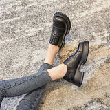 Advbridge Pumps Luxury Designer Shoes Ladies Platforms Black Heels Elegant Medium Heel Women's Shoes Trend Wedges Leather Loafers New