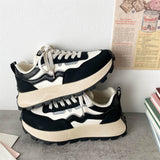 Advbridge Designer Sports Shoes Women's Sneakers Thick Sole Ladies Tennis Shoes Woman Lace Up Chunky Casual Shoes Sneakers Female