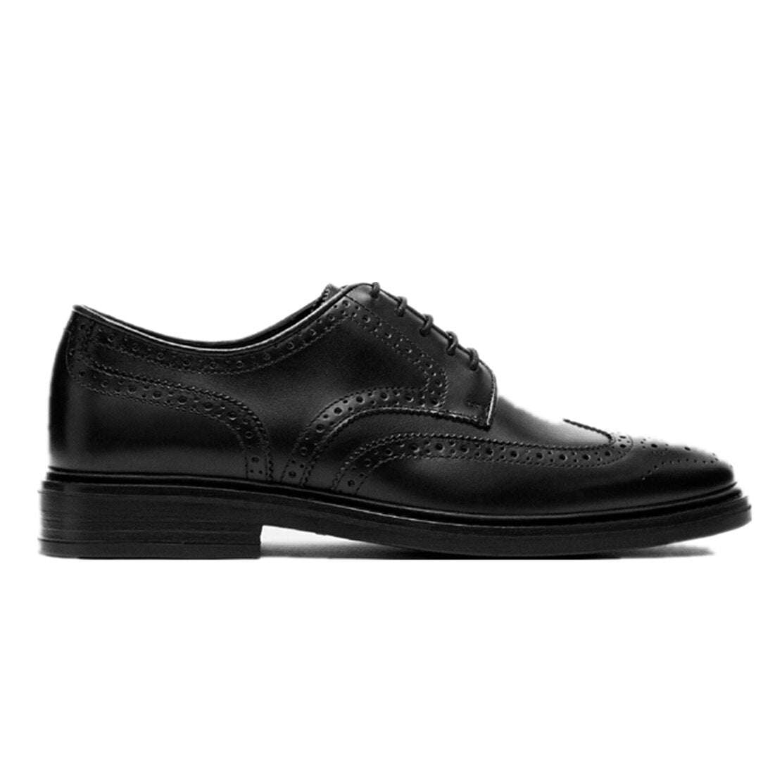 Advbridge Maxdutti Brogue Carved Genuine Leather Shoes Men England Vintage Derby Shoes Commuter Business Formal Flat Shoes