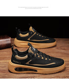 Advbridge Fashionable and Comfortable Leather Stitching Men's Shoes Autumn New Men Casual Shoes Thick-soled Shock-absorbing Business Shoes