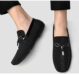 Advbridge Luxury Men's Loafers Shoes Elegant Dress Party Wedding Office Genuine Leather Slip on Big Size 46 47 Loafer Casual Shoes Men