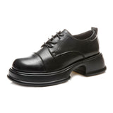 Advbridge Pumps Luxury Designer Shoes Ladies Platforms Black Heels Elegant Medium Heel Women's Shoes Trend Wedges Leather Loafers New
