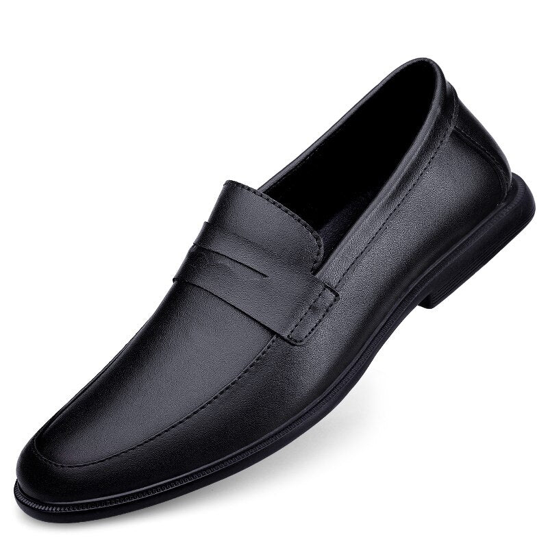 Advbridge Luxury Brand Business Formal Oxford Casual Slip on Male Shoes British Style Fashion Classic Elegantes Retro Shoes for Man