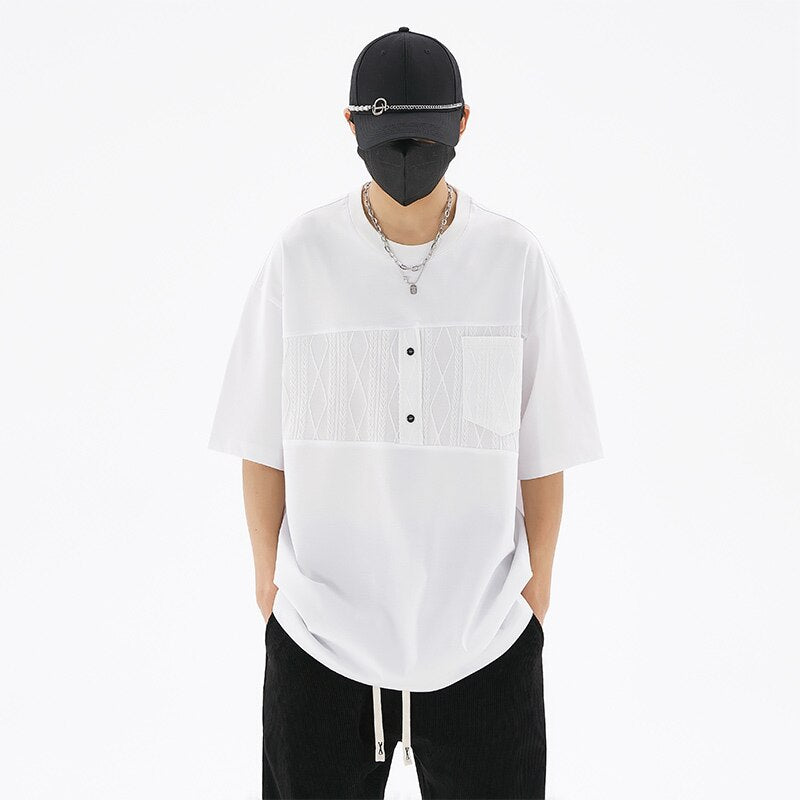 Advbridge Hip Hop T-Shirt Loose Sports Streetwear Fashion Oversized 5XL 6XL T Shirt Black White 2023 Summer Short Sleeves Top Tees Tshirt