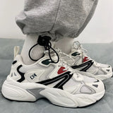 Advbridge Plus Size 41 42 43 Stylish Black White Women Sneakers Breathable Women's Running Shoes Comfortable Sports Chunky Shoes Men