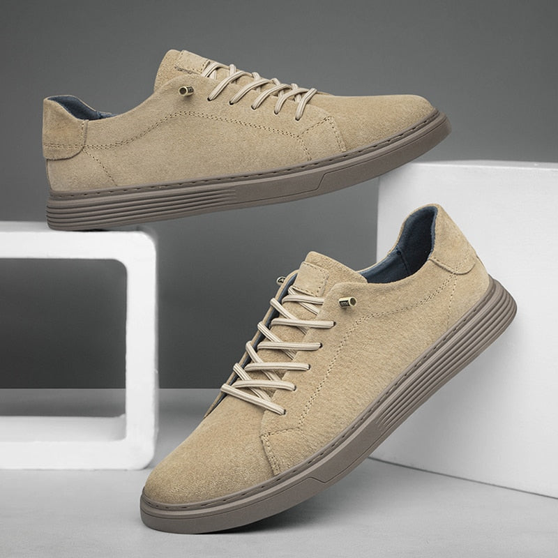 Advbridge All-match Mens Sneakers Fashion Leather Men's Vulcanize Shoes New Arrival Men Casual Shoes Male Comfortable Driving Shoe