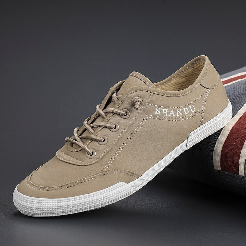 Advbridge Men's shoes new breathable canvas shoes in the spring of 2023 flats youth casual shoes soft bottom vulcanized shoes