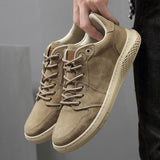 Advbridge British Style Men Casual Shoes Fashion Suede Men Shoes Comfortable Men Loafers Moccasins Slip on Men's Flats Driving Shoes