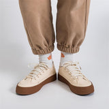 Advbridge Spring Autumn Fashion Women Vulcanized Sneakers Comfortable Female Simple Casual Canvas Shoes Ladies Platform Flats