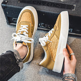 Advbridge Classic Yellow Vulcanized Shoes Men Harajuku Platform Sneakers Men Streetwear Hip hop Canvas Shoes Men Designer Low top Sneakers