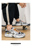 Advbridge New Casual Shoes Sneakers Fashion Sports Running Breathable Flat Shoes Trend Elastic Tennis Shoes Non-slip Male Shoes