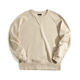 Advbridge Vintage Men's Hoodies Sweatshirt Oversize Male Loose Cotton Solid Thicken Warm Sweatshirts Casual Knitting Hoodied Clothes