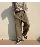 Advbridge Men's High Quality Loose Retro Casual Pants Cargo Streetwear Salopettes Jumpsuit Rompers Fashion 3 Color Trousers S-2XL