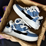 Advbridge Fashion Chunky Sneakers Men Bread Niche Designer Vintage Mixed Color Breathable Casual Shoes Sports Walking Athletic Footwear