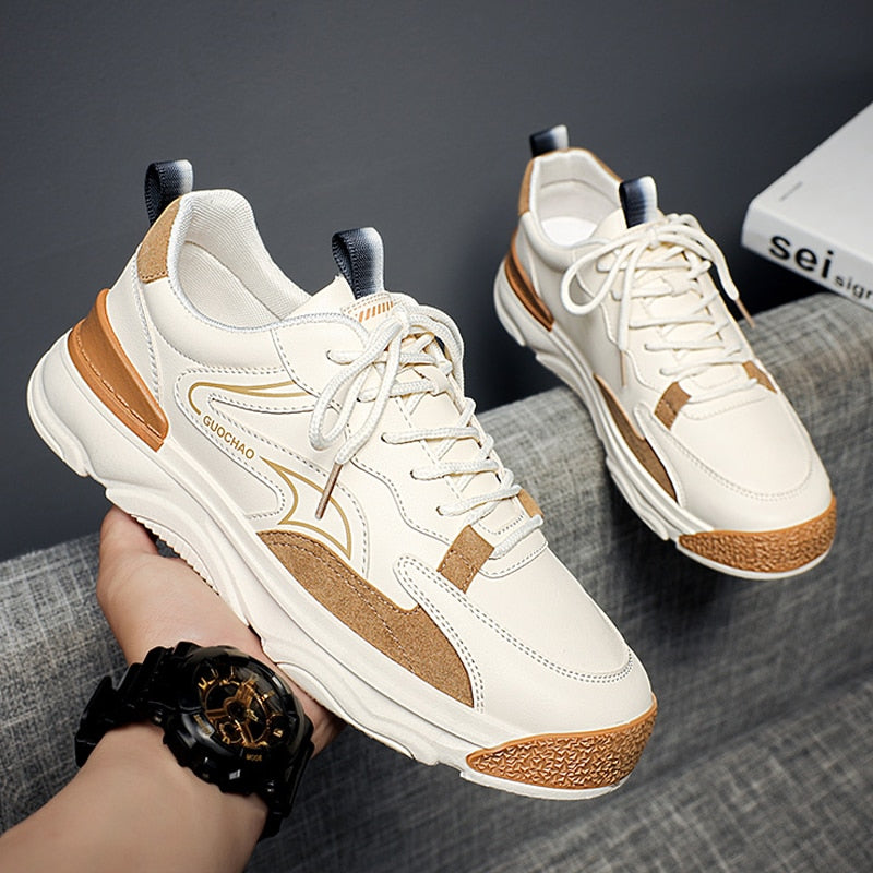 Advbridge Fashionable and Comfortable Non-slip Rubber Sole Shoes Autumn New Men Casual Shoes Thick Bottom Four Seasons Breathable Shoes 44