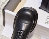 Advbridge Pumps Luxury Designer Shoes Ladies Platforms Black Heels Elegant Medium Heel Women's Shoes Trend Wedges Leather Loafers New