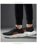 Advbridge Spring Breathable Men Shoes Knitted Mesh Men Sports Sneakers Lightweight Soft Sole Running Shoes Big Size Gym Footwear Men