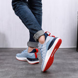Advbridge Men Soft Sole Lace-up Shoes Mesh Breathable Sneakers Summer Running Walking Male Footwear Height Increasing Chaussure Homme