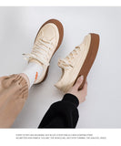 Advbridge Spring Autumn Fashion Women Vulcanized Sneakers Comfortable Female Simple Casual Canvas Shoes Ladies Platform Flats