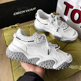 Advbridge New Men Casual Shoes Harajuku Platform Sports Shoes Men's Sneakers Spring Autumn Male Thick Bottom Daddy Shoes
