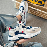 Advbridge Autumn New Fashion Mesh Mens Sneakers Platform Running Sports Breathable Casual Shoes Outdoor Trendy Vulcanized Male Shoes