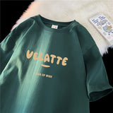 Advbridge Summer Letter Graphic T-shirt For Men Round Neck Tops Harajuku Streetwear Male Female Short Sleeve Loose T Shirt