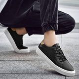 Advbridge Fashion Outdoor Leisure Shoes Genuine Leather Mens Shoes Luxury Brand Sneakers New Skateboarding All-Match Comfortable Footwear