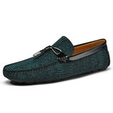 Advbridge Luxury Men's Loafers Shoes Elegant Dress Party Wedding Office Genuine Leather Slip on Big Size 46 47 Loafer Casual Shoes Men
