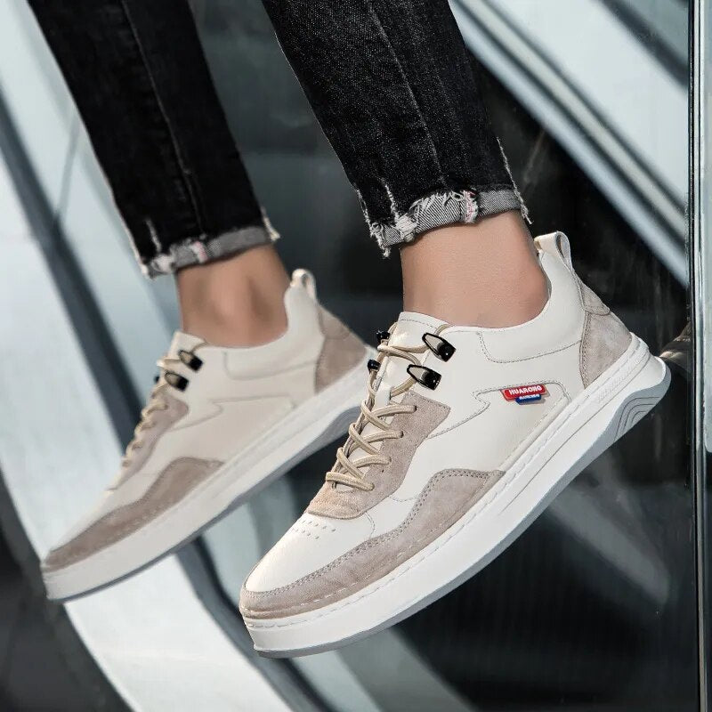Advbridge Men's Shoes New Khaki Casual Shoes Trend Versatile Men Sneakers Breathable and Non Slip Canvas Shoe Soft Sole Sports Board Shoes