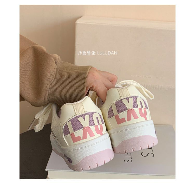 Advbridge 2023 New Hyuna Style Purple Sports Shoes for Women Korean Fashion Versatile Casual Harajuku Style Student Shoes