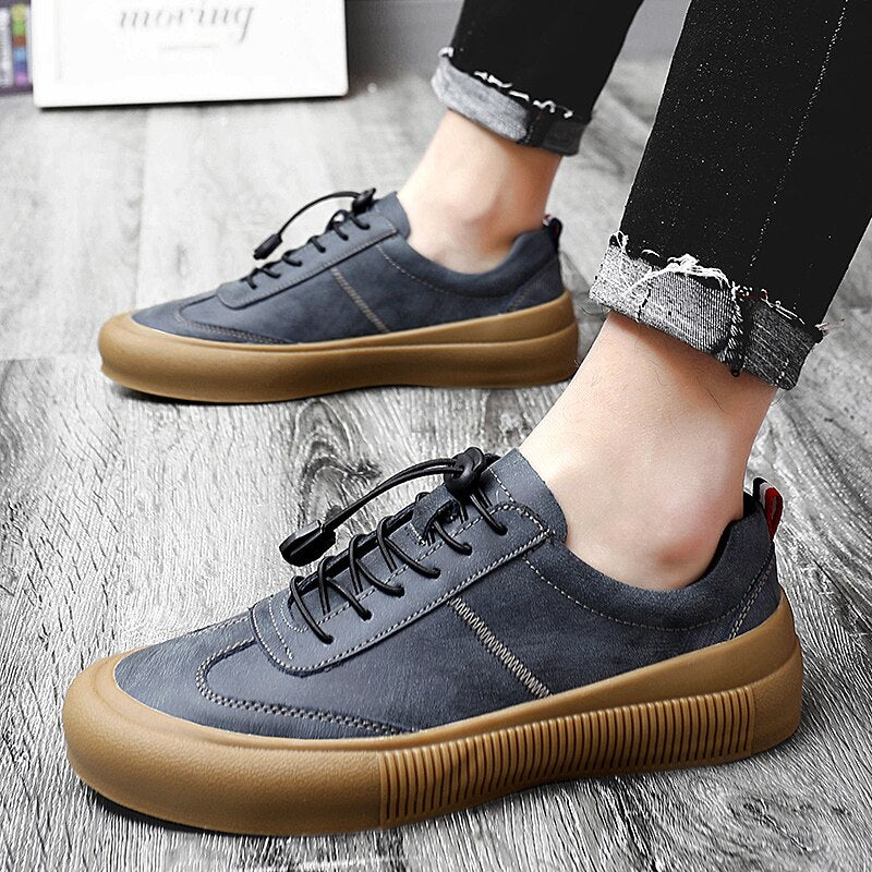 Advbridge Summer New Men's Shoes Genuine Leather Men Casual Shoes High Quality Breathable Loafers Comfy sneakers Fashion slip-on Moccasins