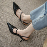 Advbridge Fashion Women Sandals Summer Pumps For Womans Office Shoes Pionted-toe Party Heeled Shoes Thin High Heels Female Sandale Femme