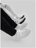 Advbridge Breathable Leather Shoes Men Platform Sneakers Casual White Sports Shoes Comfy Flats Male Footwear Zapatillas Hombre
