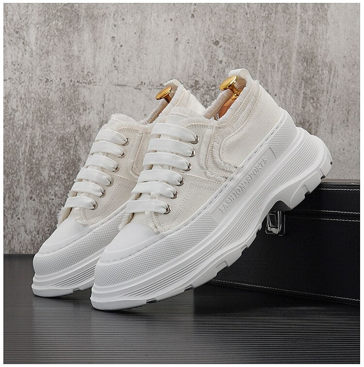 Advbridge summer New men Casual Shoes Fashion Sneakers Canvas Men Shoes Height Increasing Shoes Chaussure Homme