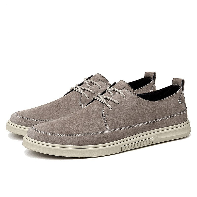 Advbridge Male Sneakers Men Casual Shoes Fashion Outdoor White Sneakers Hip Hop Basic Flats Leather Fashion Handmade Comfy Genuine Leather