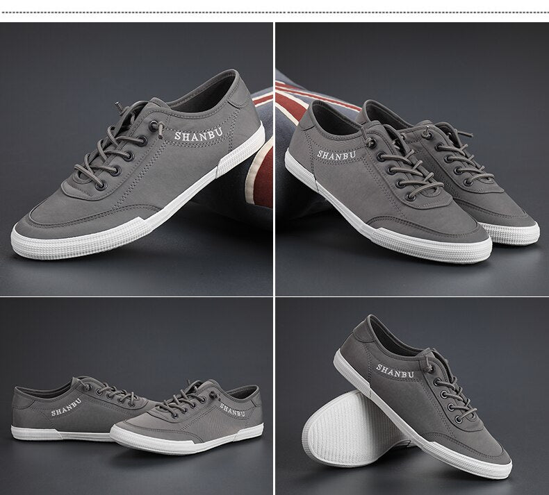 Advbridge Men's shoes new breathable canvas shoes in the spring of 2023 flats youth casual shoes soft bottom vulcanized shoes