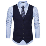 Advbridge 2023 New Men's Suit Vest Wedding Dress Men's Famous Brand Clothes Slim waistcoat Fashion Single breasted Top Workwear
