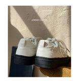 Advbridge 2023 Brand White Sneakers For Women Platform Designer Casual Lace Up Woman Flats Sneakers Shoes Tennis Female Vulcanized Shoes
